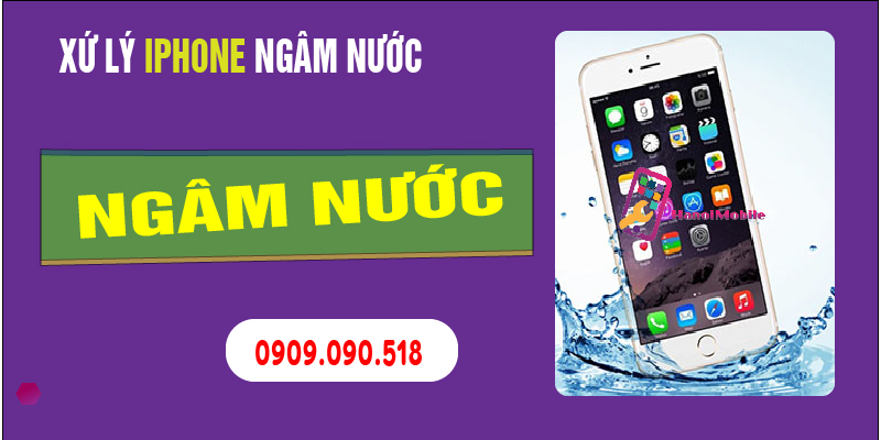 Hình 2: Xử lý iphone bị ngâm nước